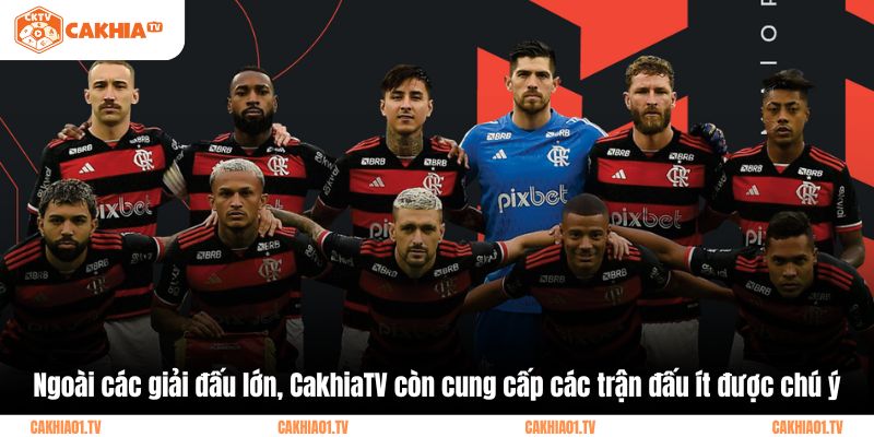 Ngoài các giải đấu lớn, CakhiaTV còn cung cấp các trận đấu ít được chú ý