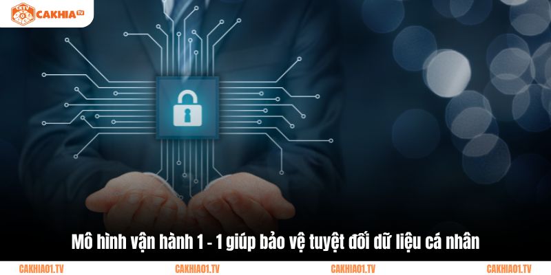 Mô hình vận hành 1 - 1 giúp bảo vệ tuyệt đối dữ liệu cá nhân